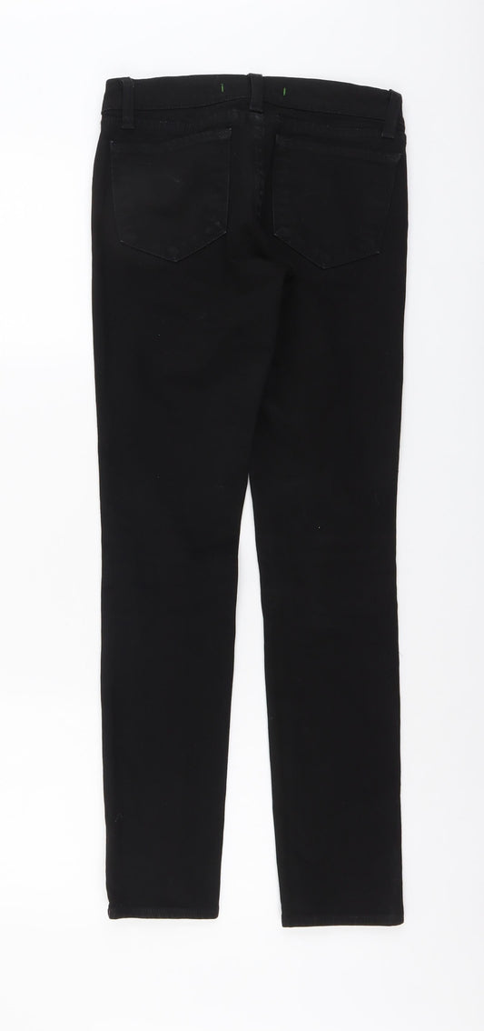 J Brand Womens Black Cotton Skinny Jeans Size 26 in L28 in Regular Button