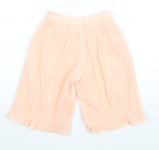 Janie and Jack Girls Pink 100% Cotton Jogger Trousers Size 18-24 Months Pullover