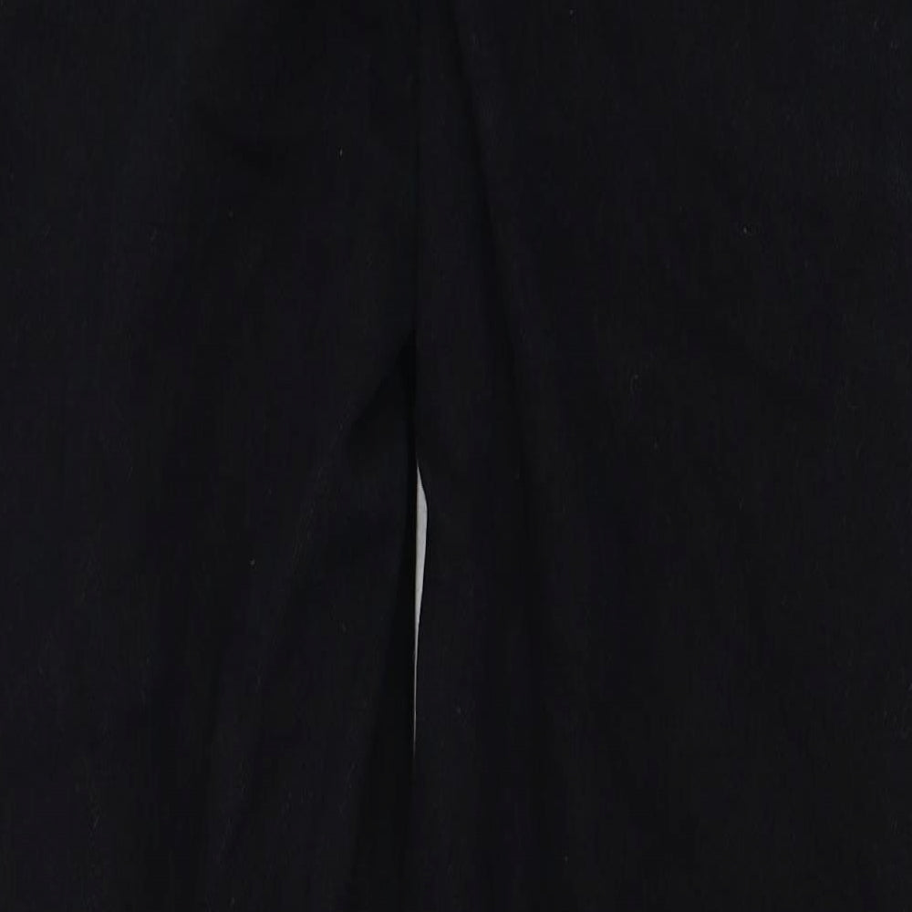 Edge Jeans Womens Black Cotton Straight Jeans Size 30 in L29 in Regular Zip