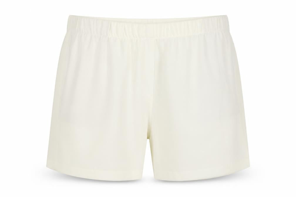 Marks and Spencer Womens Ivory Polyester Sweat Shorts Size 22 Regular