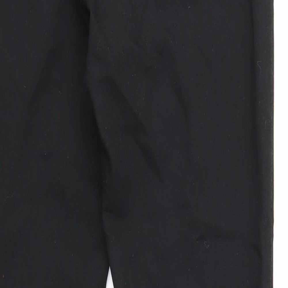 H&M Womens Black Cotton Skinny Jeans Size 12 Regular Zip