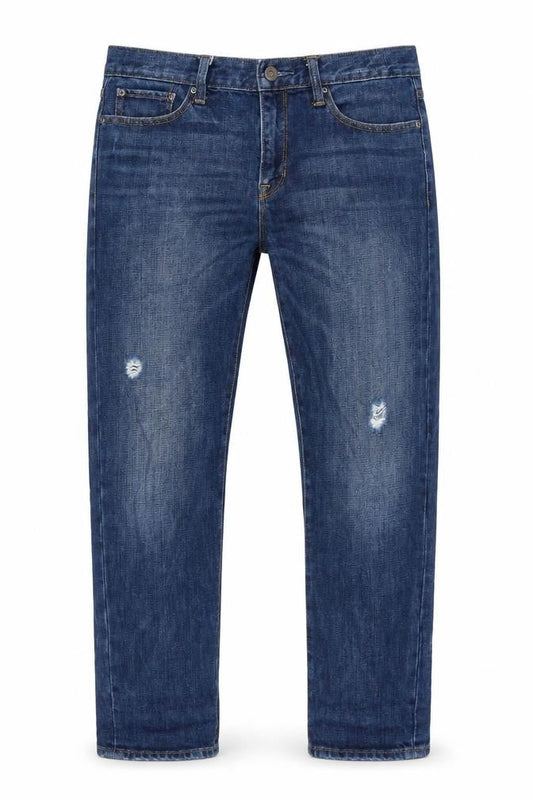 Gap Mens Blue Cotton Straight Jeans Size 30 in L32 in Regular Zip
