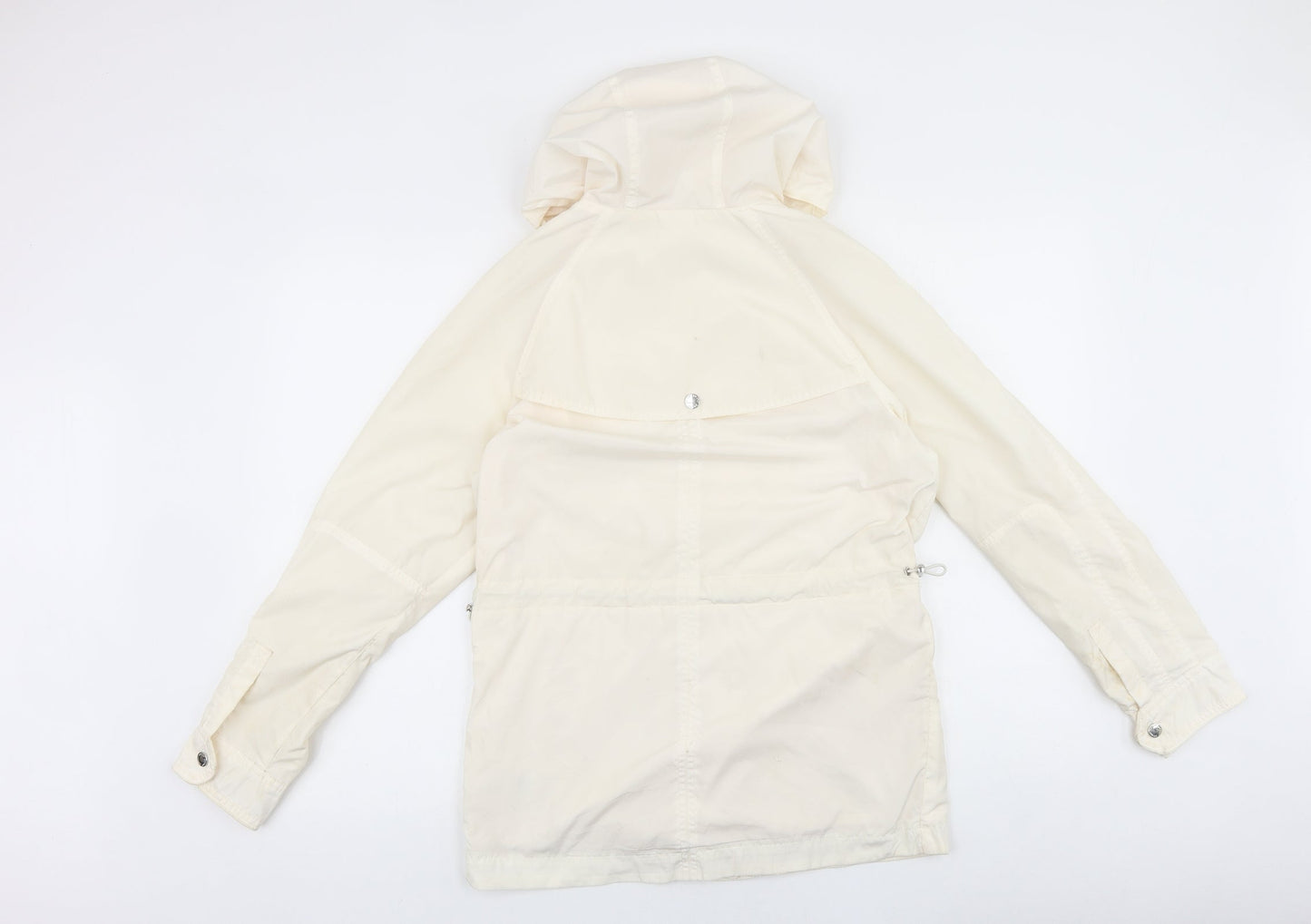 Marks and Spencer Womens Ivory Jacket Size 6 Zip