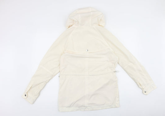 Marks and Spencer Womens Ivory Jacket Size 6 Zip