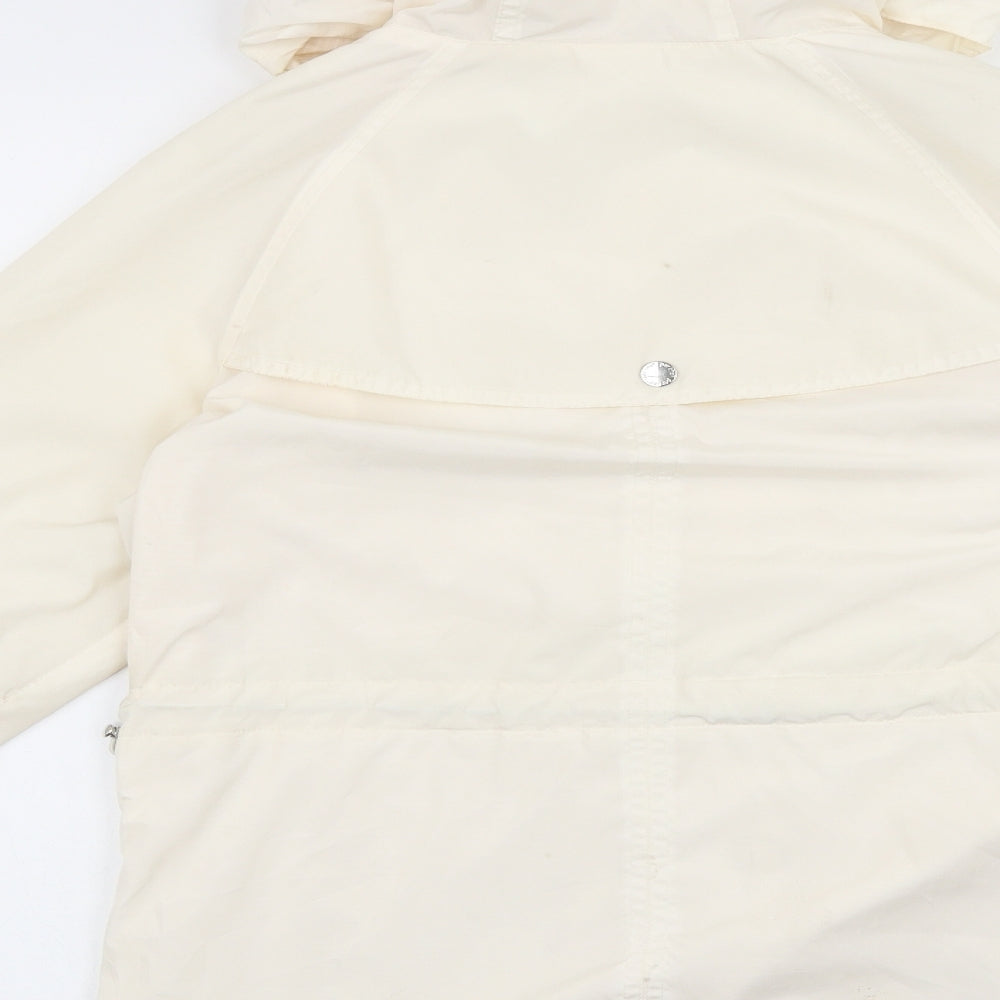 Marks and Spencer Womens Ivory Jacket Size 6 Zip