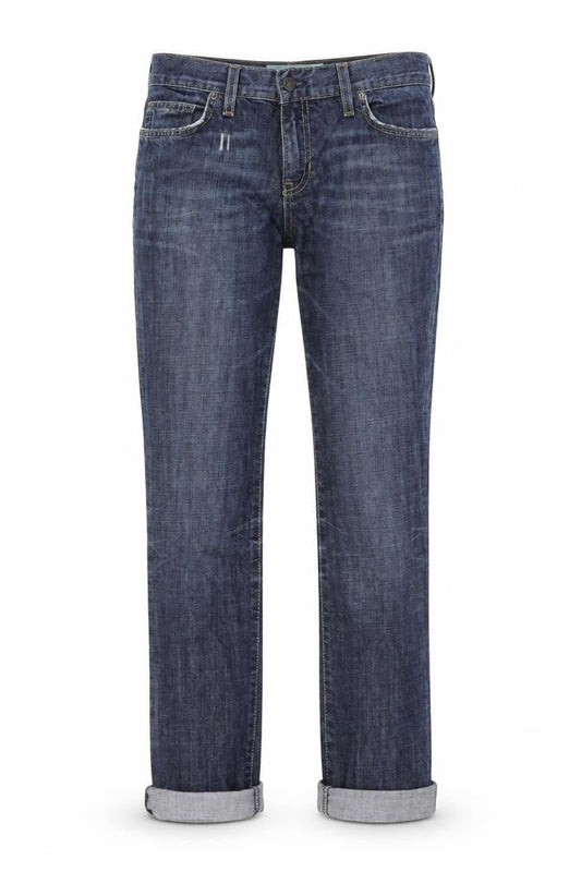 Gap Womens Blue Cotton Straight Jeans Size 4 Regular Zip