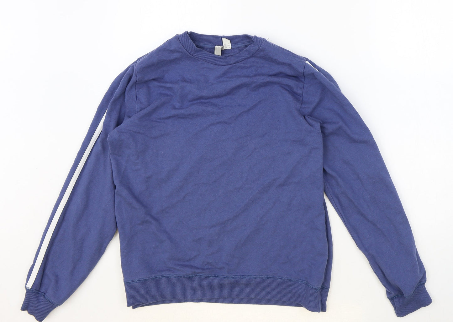 ASOS Womens Blue Cotton Pullover Sweatshirt Size 8 Pullover