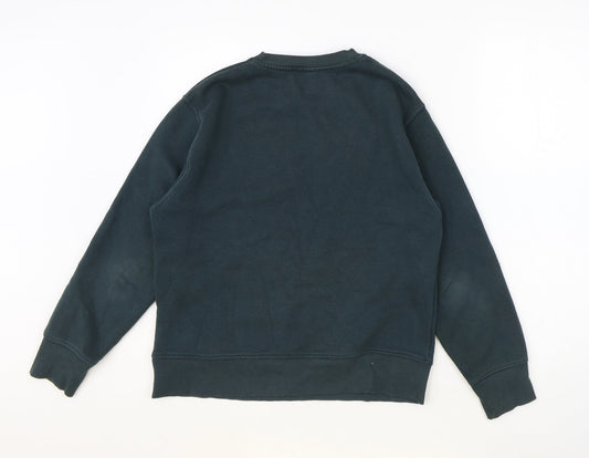 Zara Girls Green Cotton Pullover Sweatshirt Size 11-12 Years Pullover