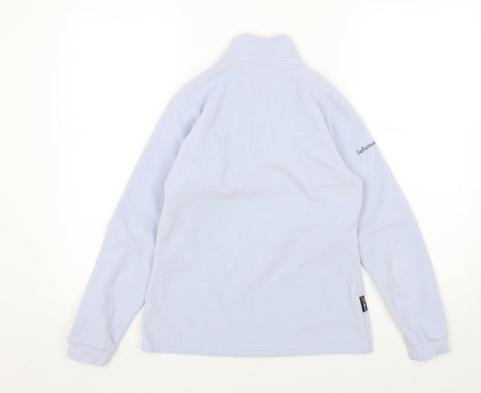 Lafuma Womens Blue Polyester Pullover Sweatshirt Size S Zip