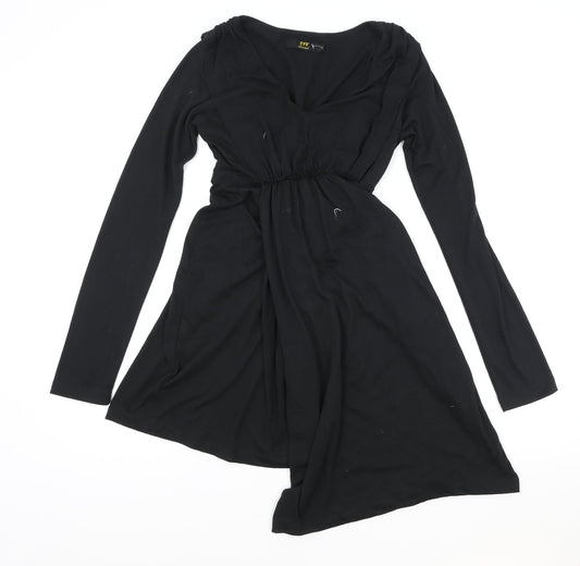 FFF Limited Womens Black Polyester Jumpsuit One-Piece Size 8 Pullover