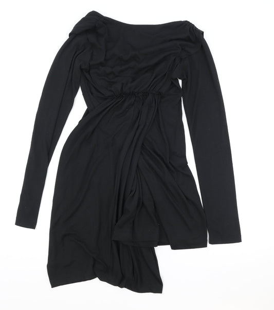 FFF Limited Womens Black Polyester Jumpsuit One-Piece Size 8 Pullover