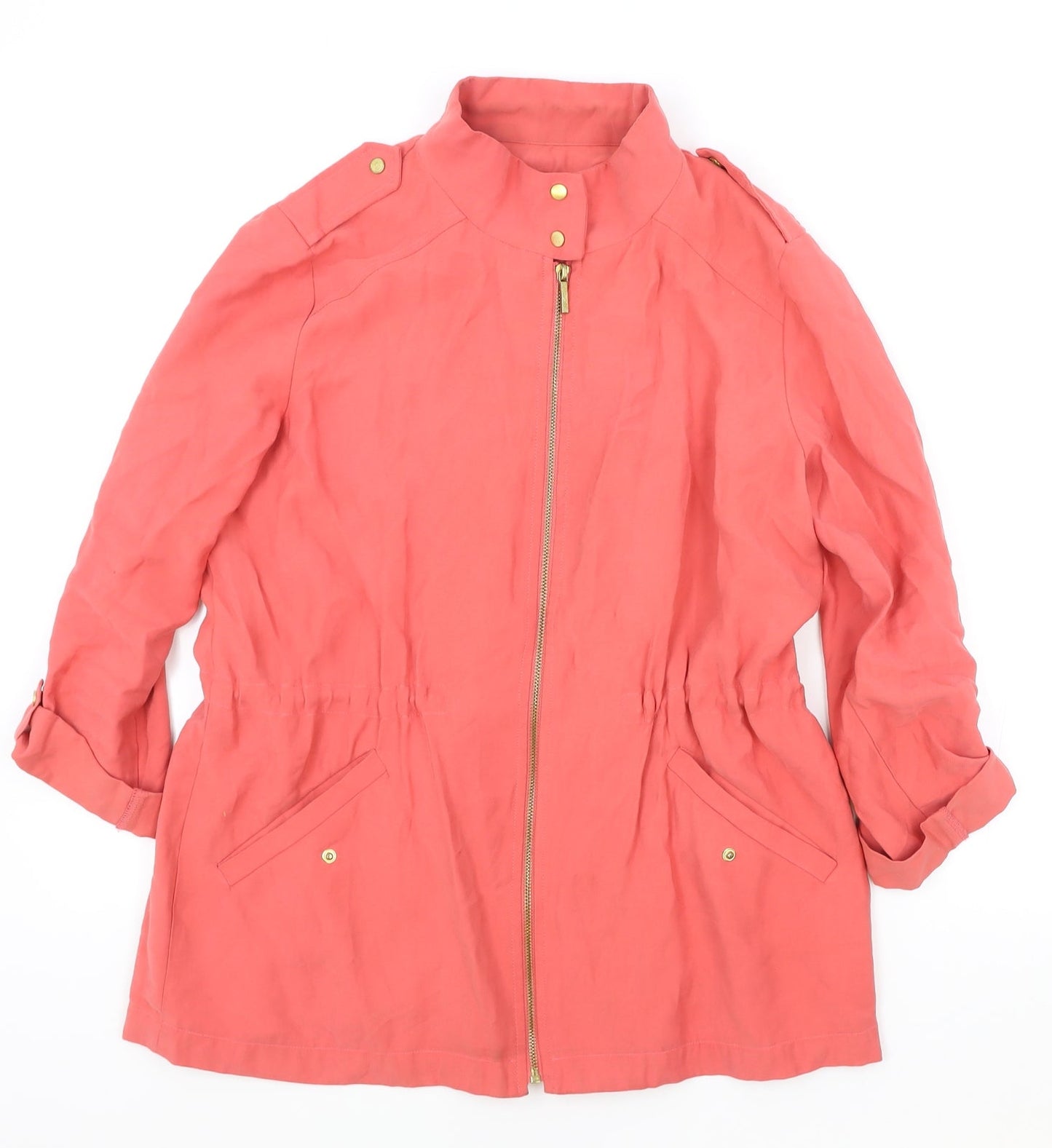 Zara Womens Pink Jacket Size S Zip