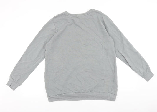 ASOS Womens Grey Cotton Pullover Sweatshirt Size 12 Pullover - Mummy in the Making