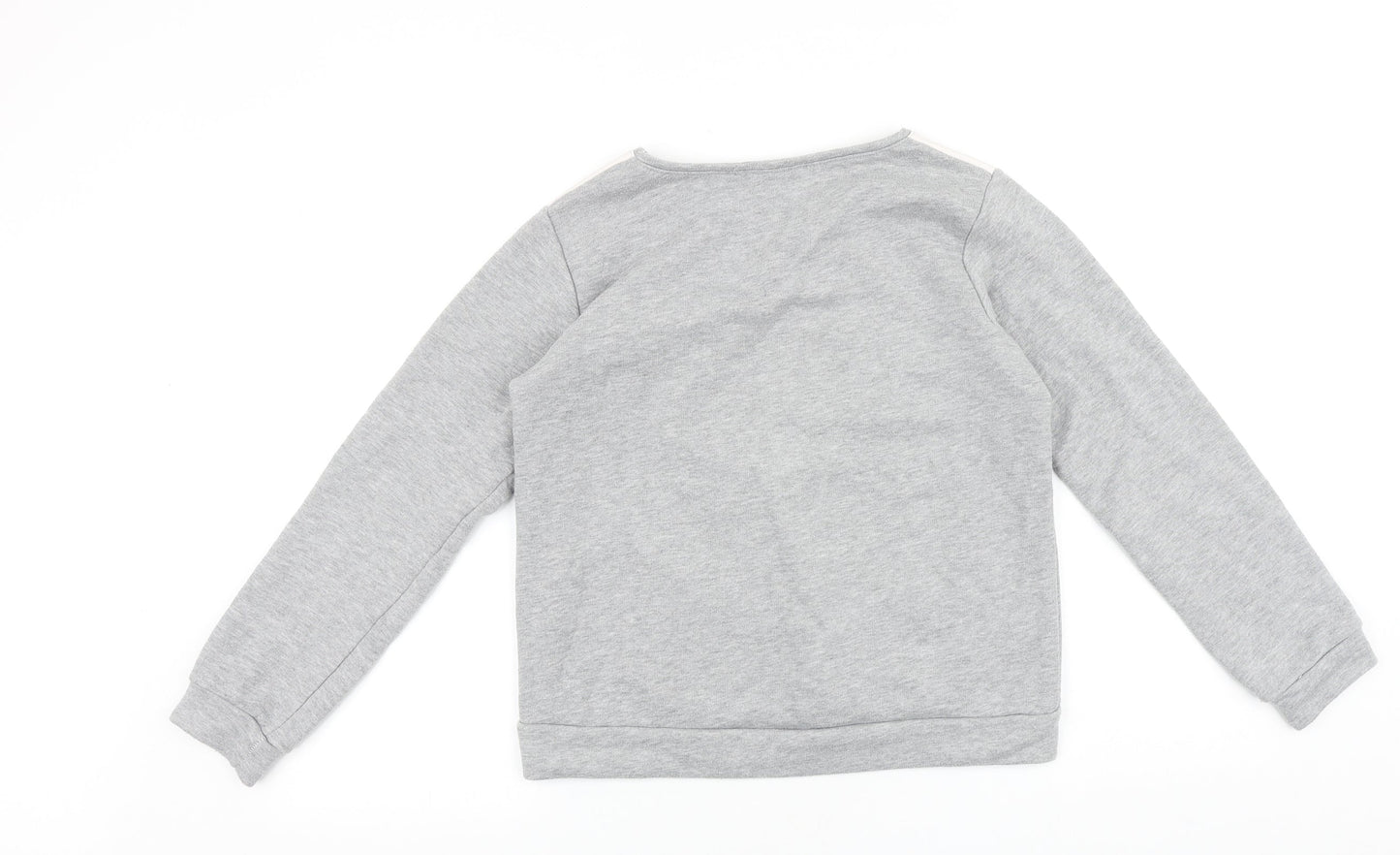Forever Pink Womens Grey Cotton Pullover Sweatshirt Size XS Pullover - Queen
