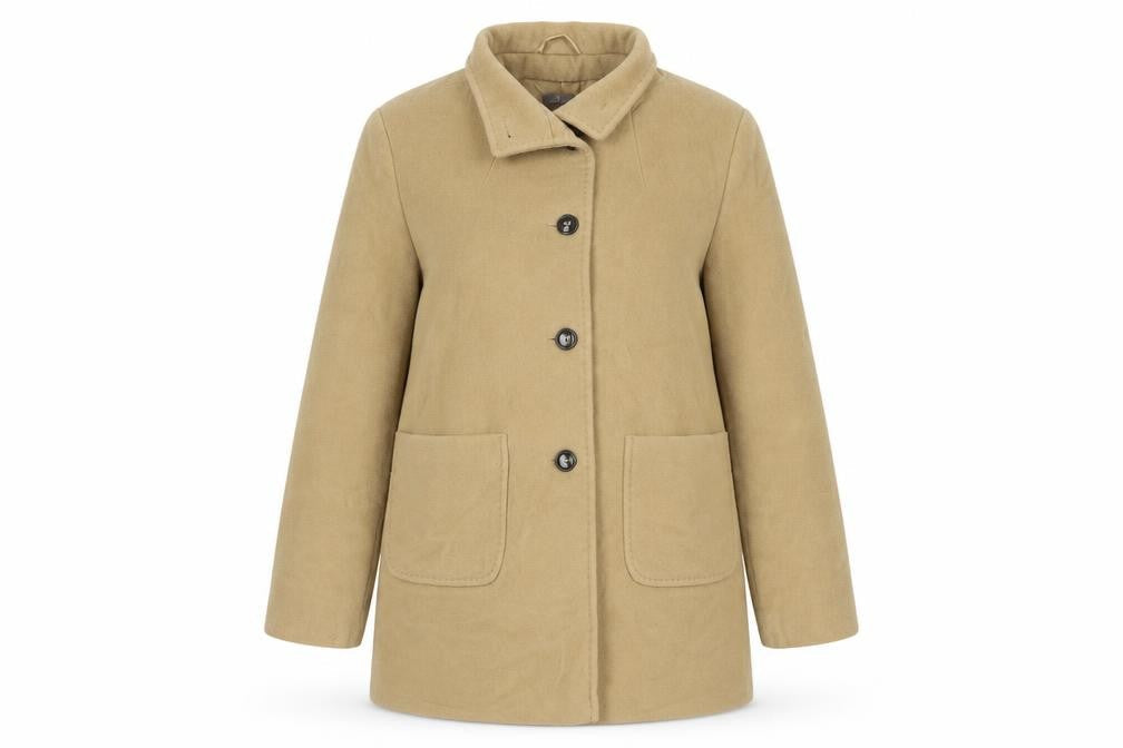 Basler Womens Beige Jacket Size 12 Button