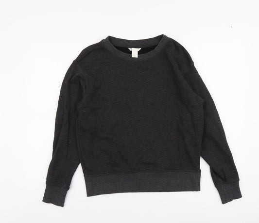 H&M Womens Grey Cotton Pullover Sweatshirt Size S Pullover
