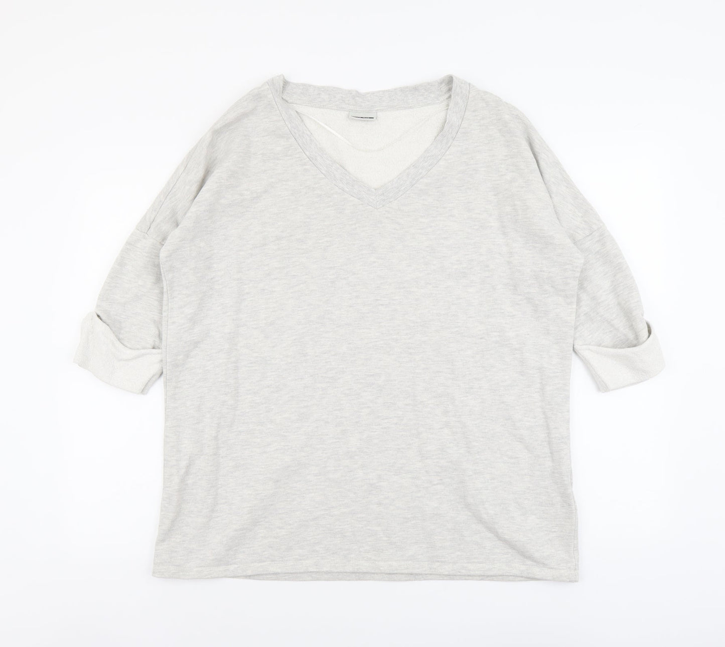 Noisy may Womens Grey Cotton Pullover Sweatshirt Size L Pullover