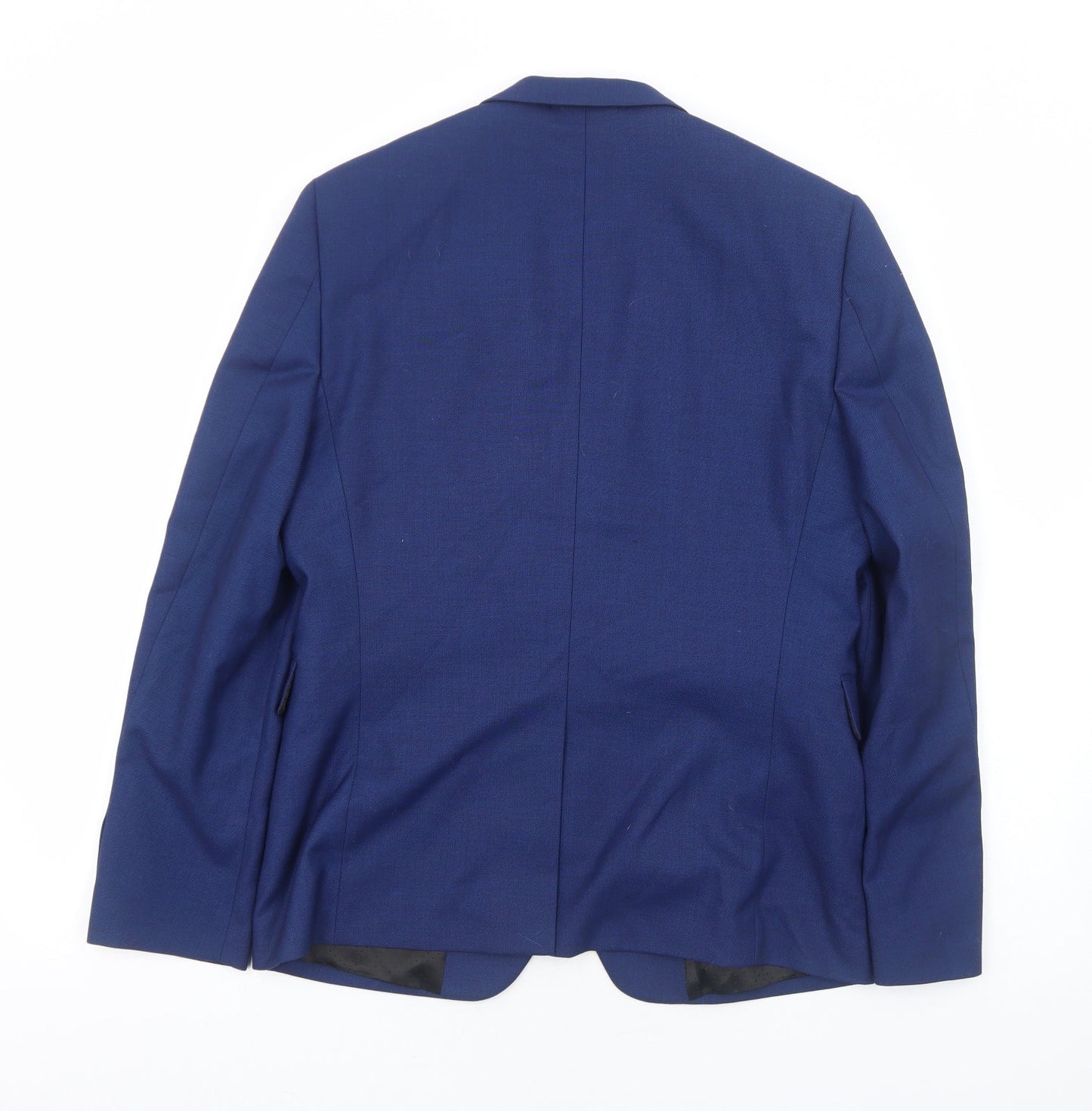 Burton Mens Blue Polyester Jacket Blazer Size S Regular