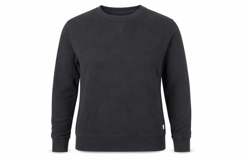 Marks and Spencer Womens Grey Round Neck Cotton Pullover Jumper Size M