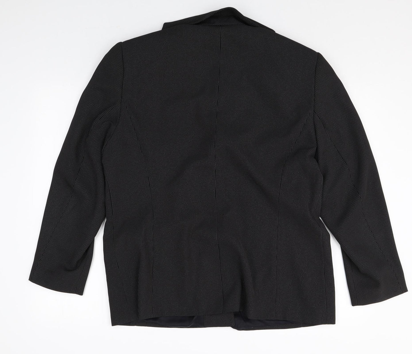 Gerry Weber Womens Black Polyacrylate Fibre Jacket Blazer Size 18