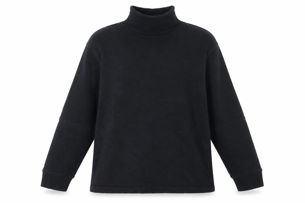 Marks and Spencer Womens Black Cotton Pullover Sweatshirt Size 14 Pullover