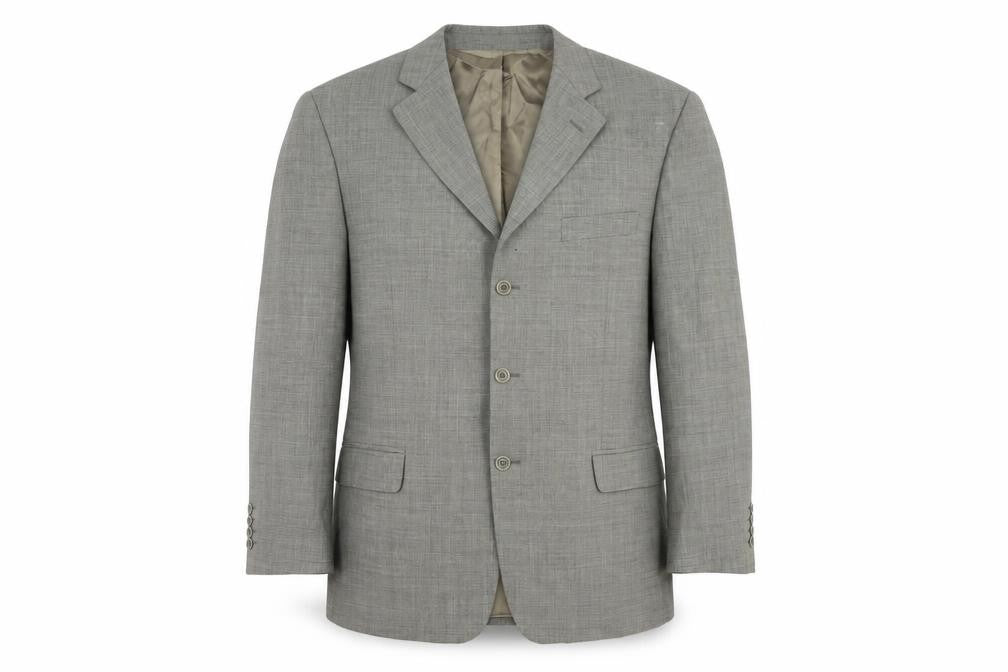 Marks and Spencer Mens Grey Wool Jacket Blazer Size M Regular