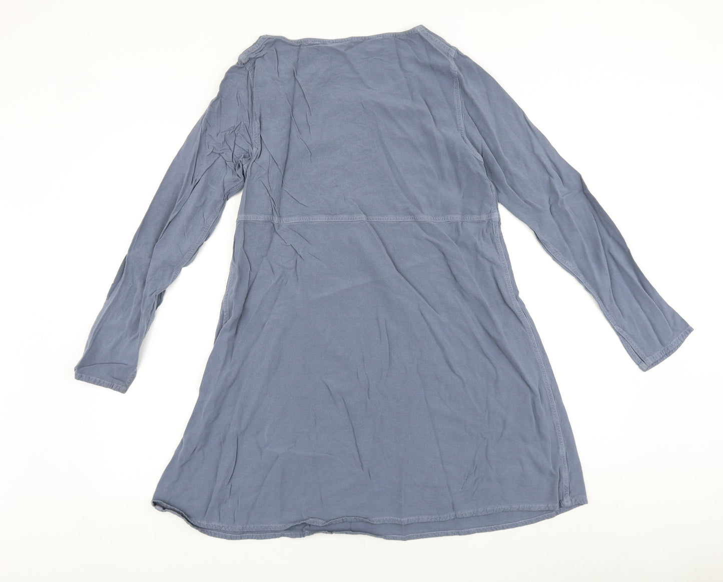 Great plains Womens Grey 100% Cotton A-Line Size M Scoop Neck Pullover