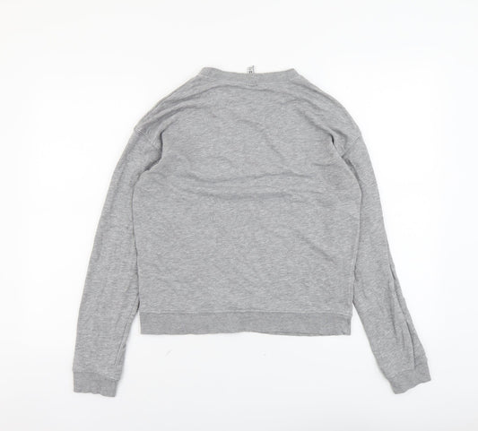 H&M Mens Grey Cotton Pullover Sweatshirt Size S - Love Heart