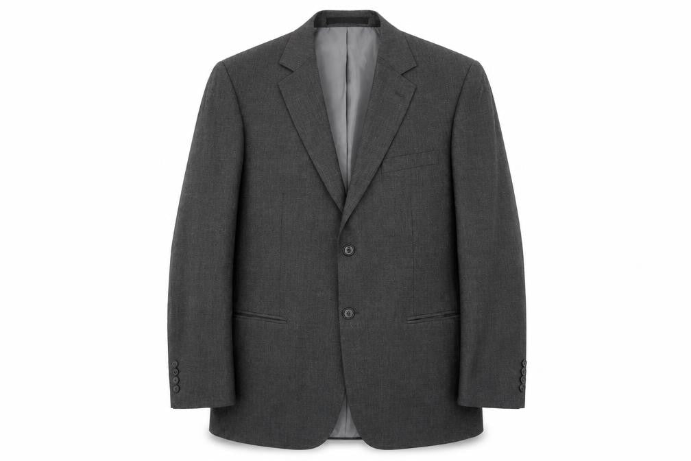 Marks and Spencer Mens Grey Polyester Jacket Blazer Size 40 Regular