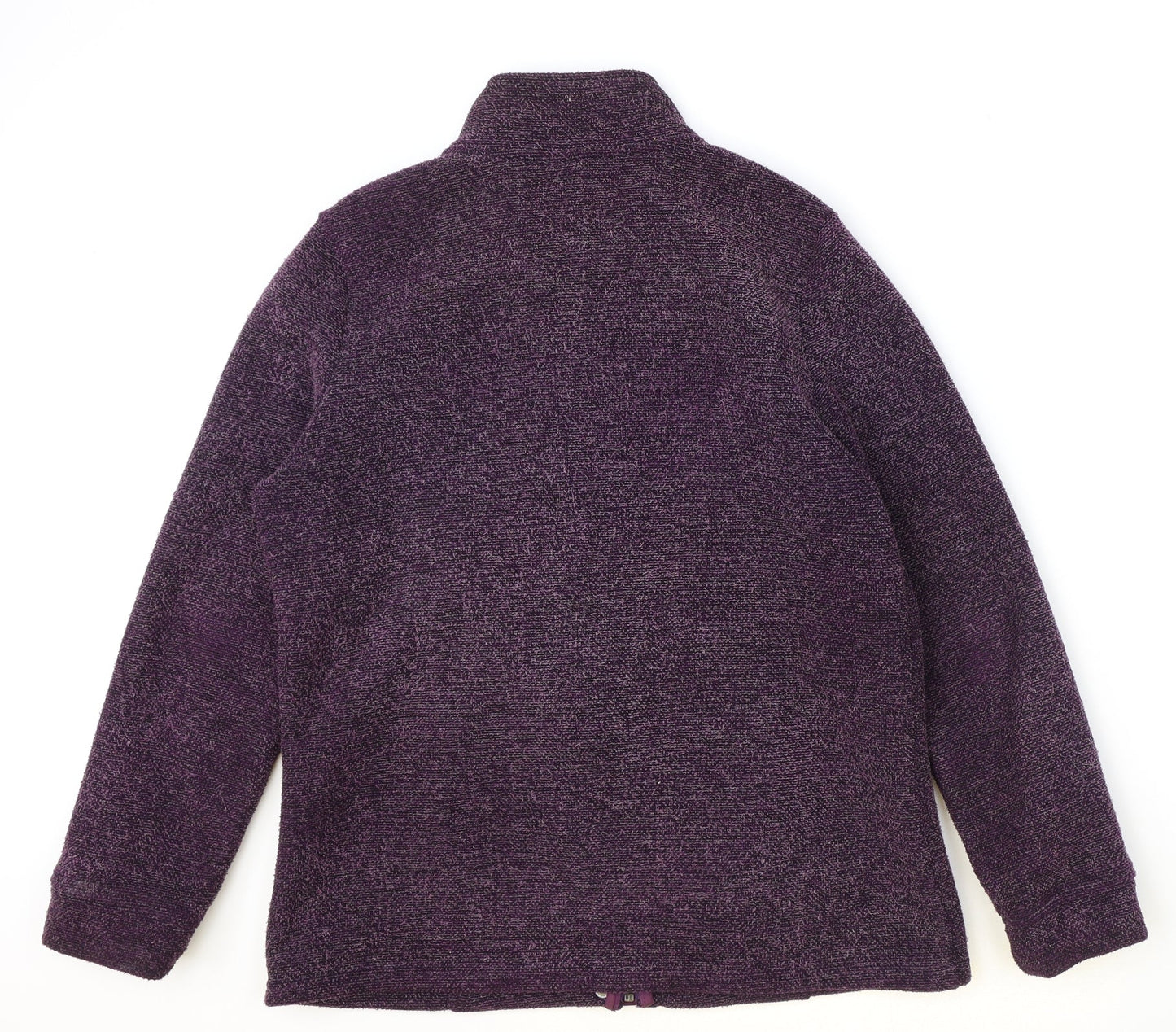 Marks and Spencer Womens Purple Jacket Size 12 Zip