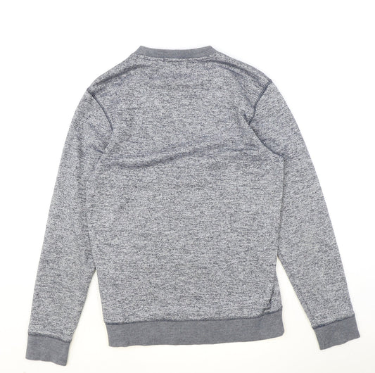NEXT Mens Blue Cotton Pullover Sweatshirt Size S