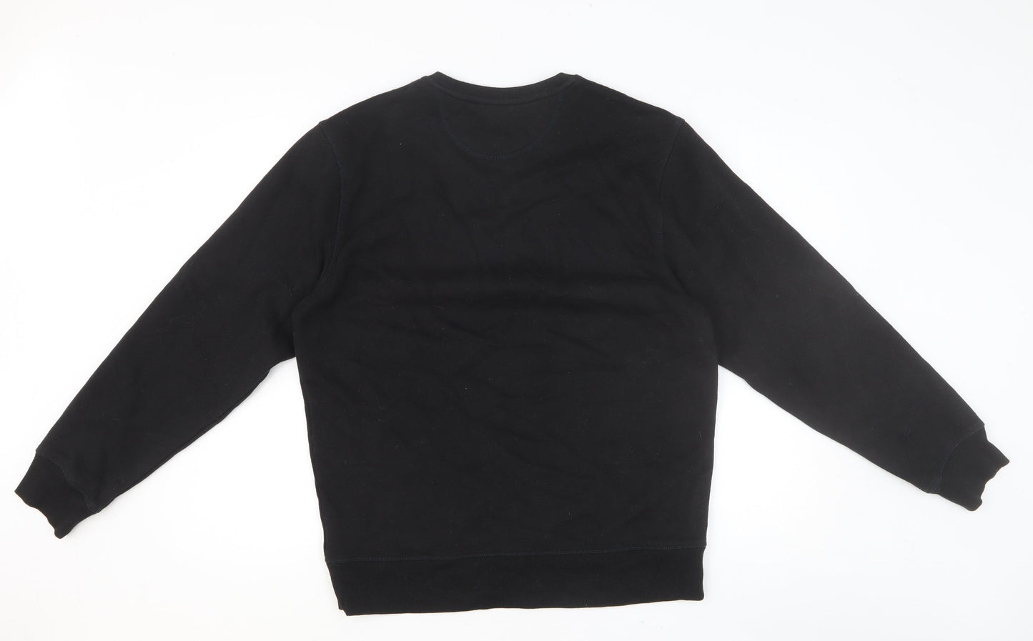 Amazon Womens Black Cotton Pullover Sweatshirt Size M Pullover