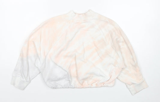 NEXT Girls Multicoloured Cotton Pullover Sweatshirt Size 8 Years Drawstring