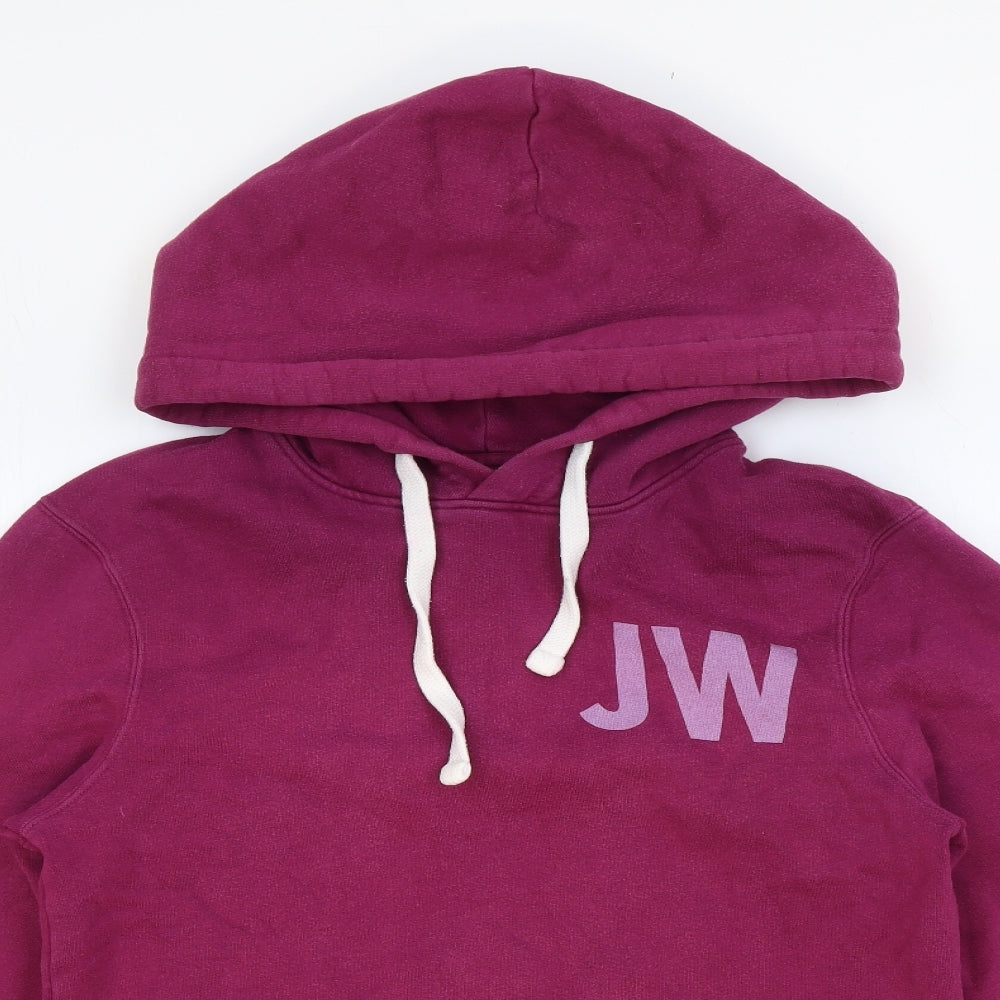 Jack Wills Womens Purple Cotton Pullover Hoodie Size XS Pullover