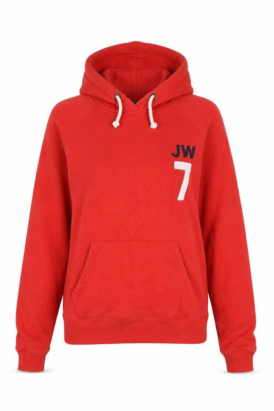 Womens UK 8 Regular Jack Wills Red Pullover Hoodie