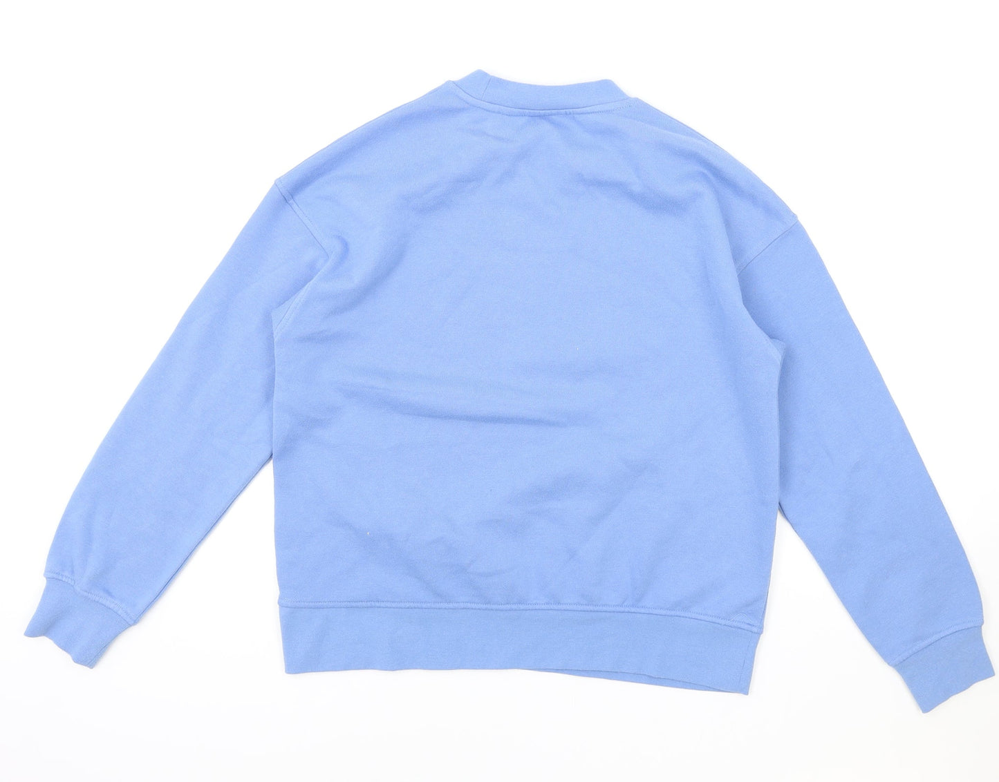 Disney Womens Blue Cotton Pullover Sweatshirt Size XS Pullover - Stitch
