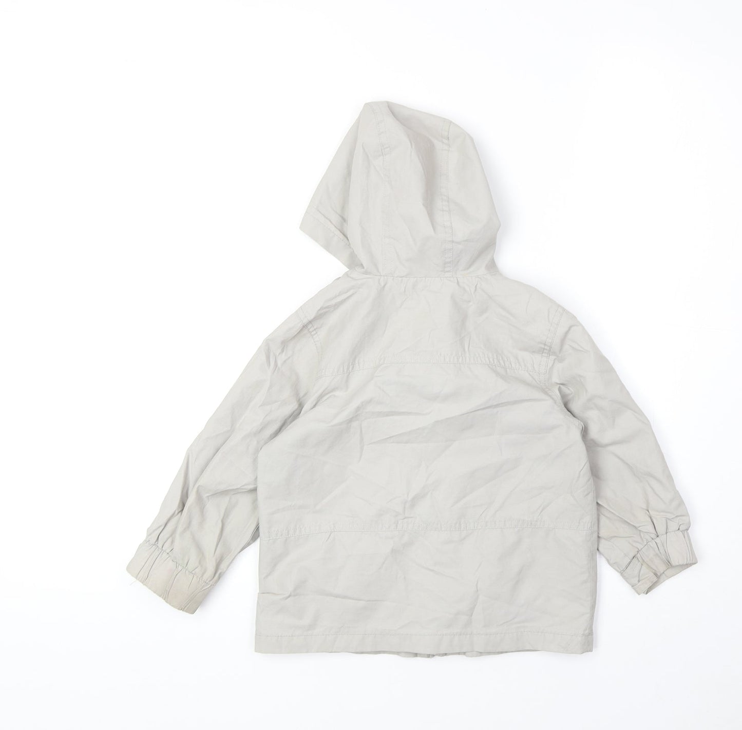 John Lewis Boys Grey Jacket Size 3XL Zip
