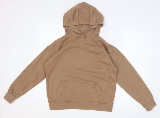 Primark Womens Brown Cotton Pullover Hoodie Size XS Pullover