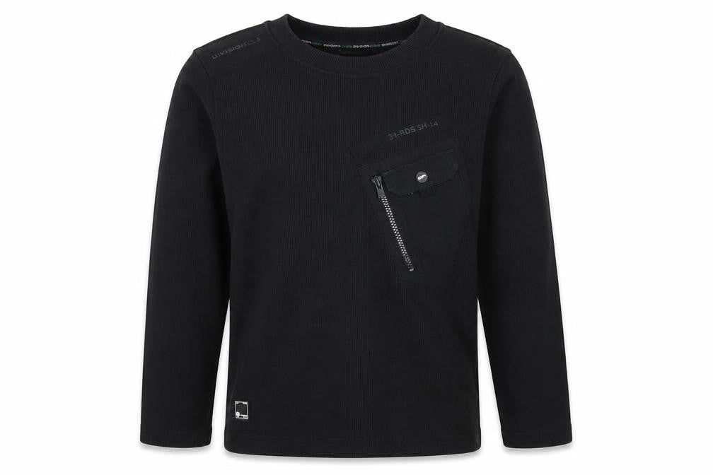 George Boys Black Polyester Pullover Sweatshirt Size 6-7 Years Pullover