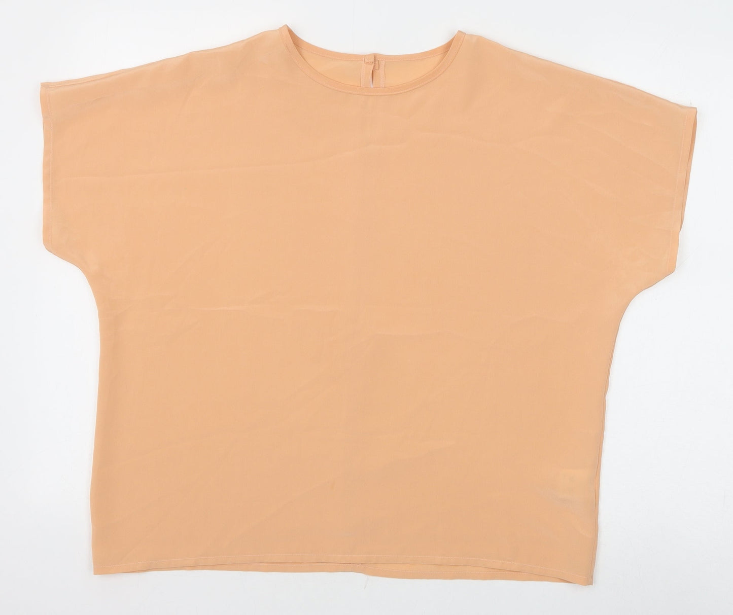 St Bernard Womens Pink Polyester Basic T-Shirt Size 16 Round Neck