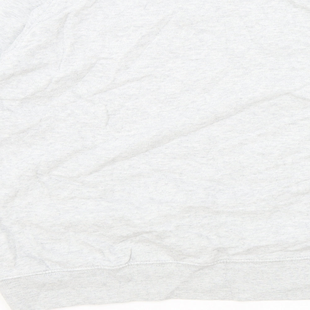 Marks and Spencer Womens Grey Cotton Pullover Sweatshirt Size 12 Pullover - Bloom