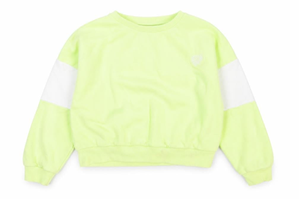 Marks and Spencer Girls Yellow Cotton Pullover Sweatshirt Size 10-11 Years Pullover