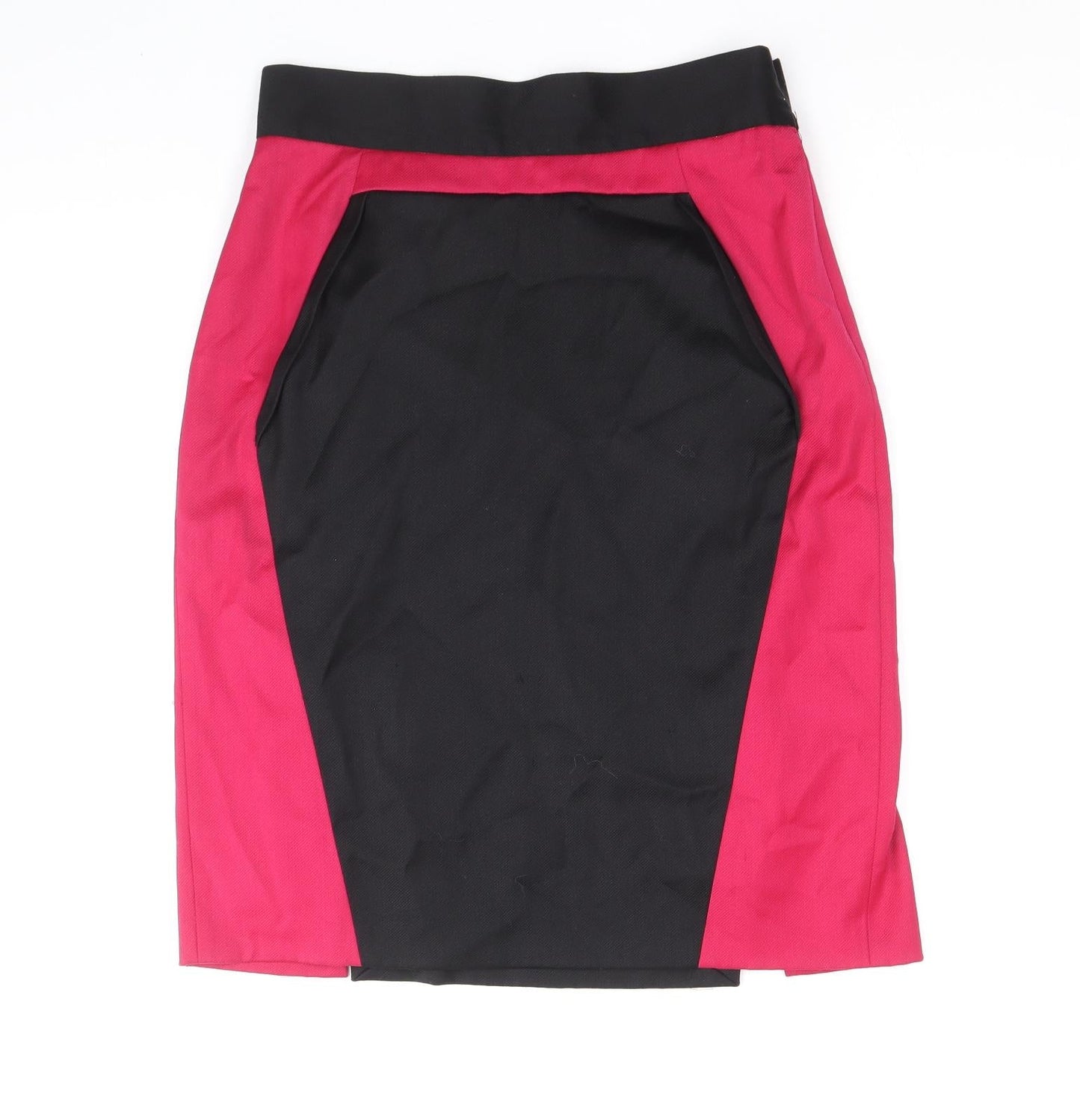 Sub-Couture Womens Multicoloured Polyester Straight & Pencil Skirt Size 12 Zip