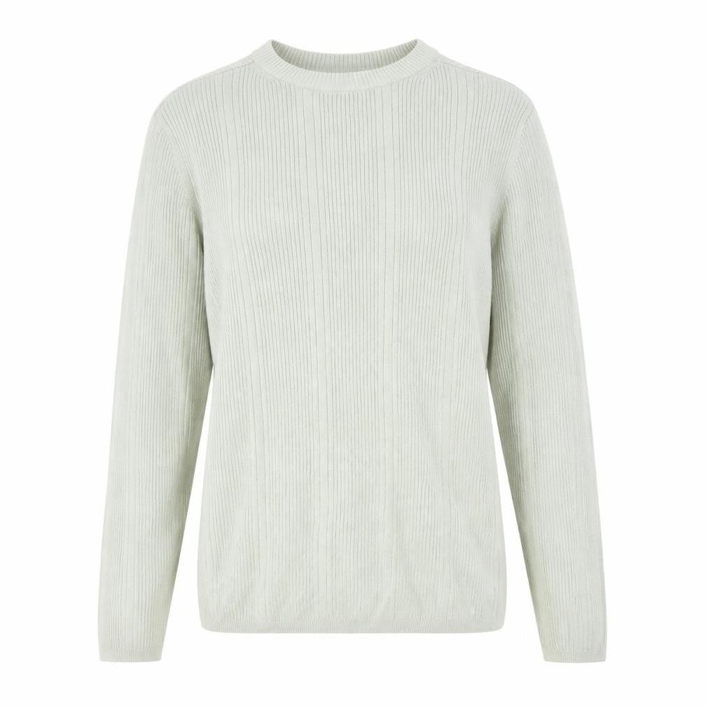 Marks and Spencer Womens Green Round Neck Viscose Pullover Jumper Size 12