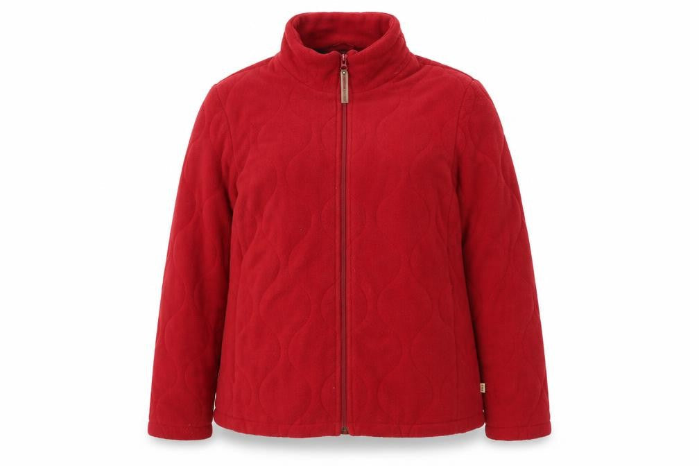 Maine New England Womens Red Jacket Size 12 Zip