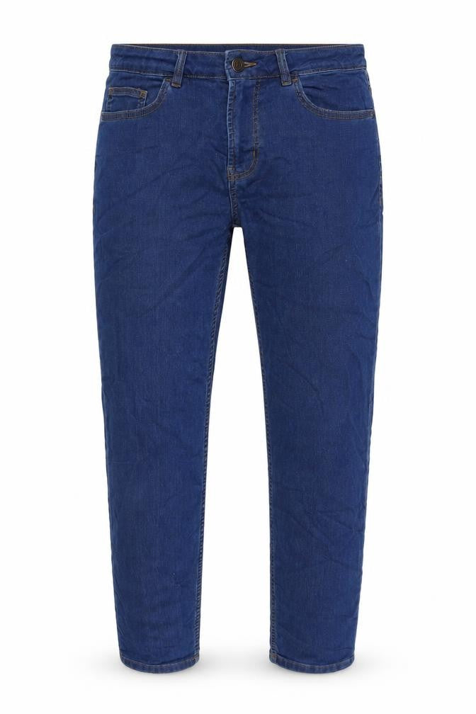 Denim & Co. Mens Blue Cotton Straight Jeans Size 32 in L32 in Regular Button