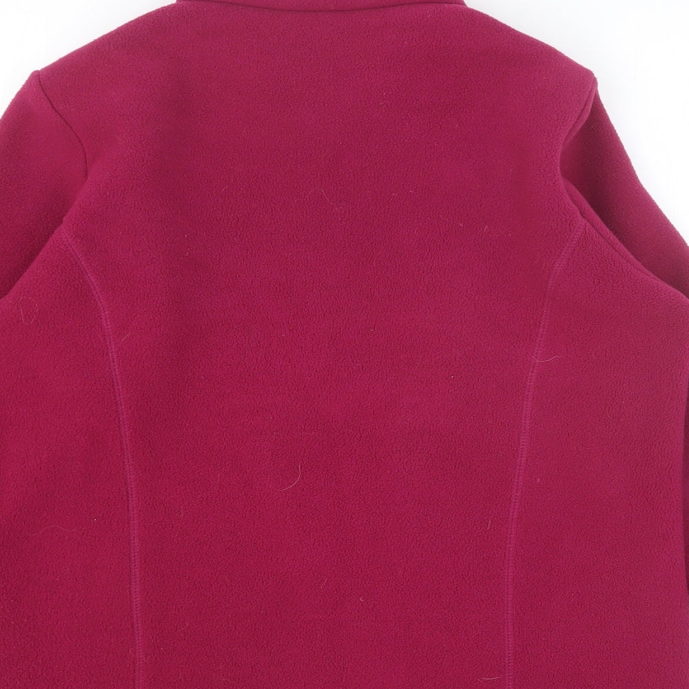 Marks and Spencer Womens Purple Jacket Size 14 Zip