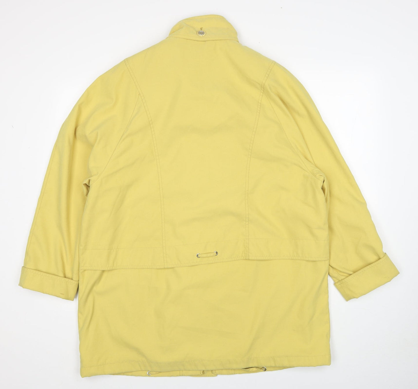 Telemac Womens Yellow Jacket Size 2XL Zip