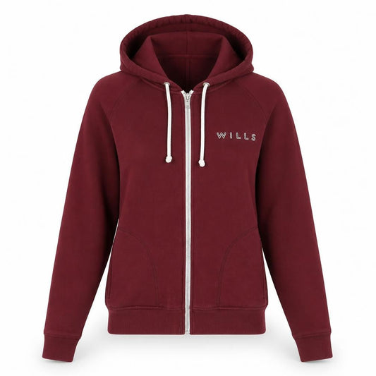 Womens UK 8 Regular Jack Wills Purple Full Zip Hoodie