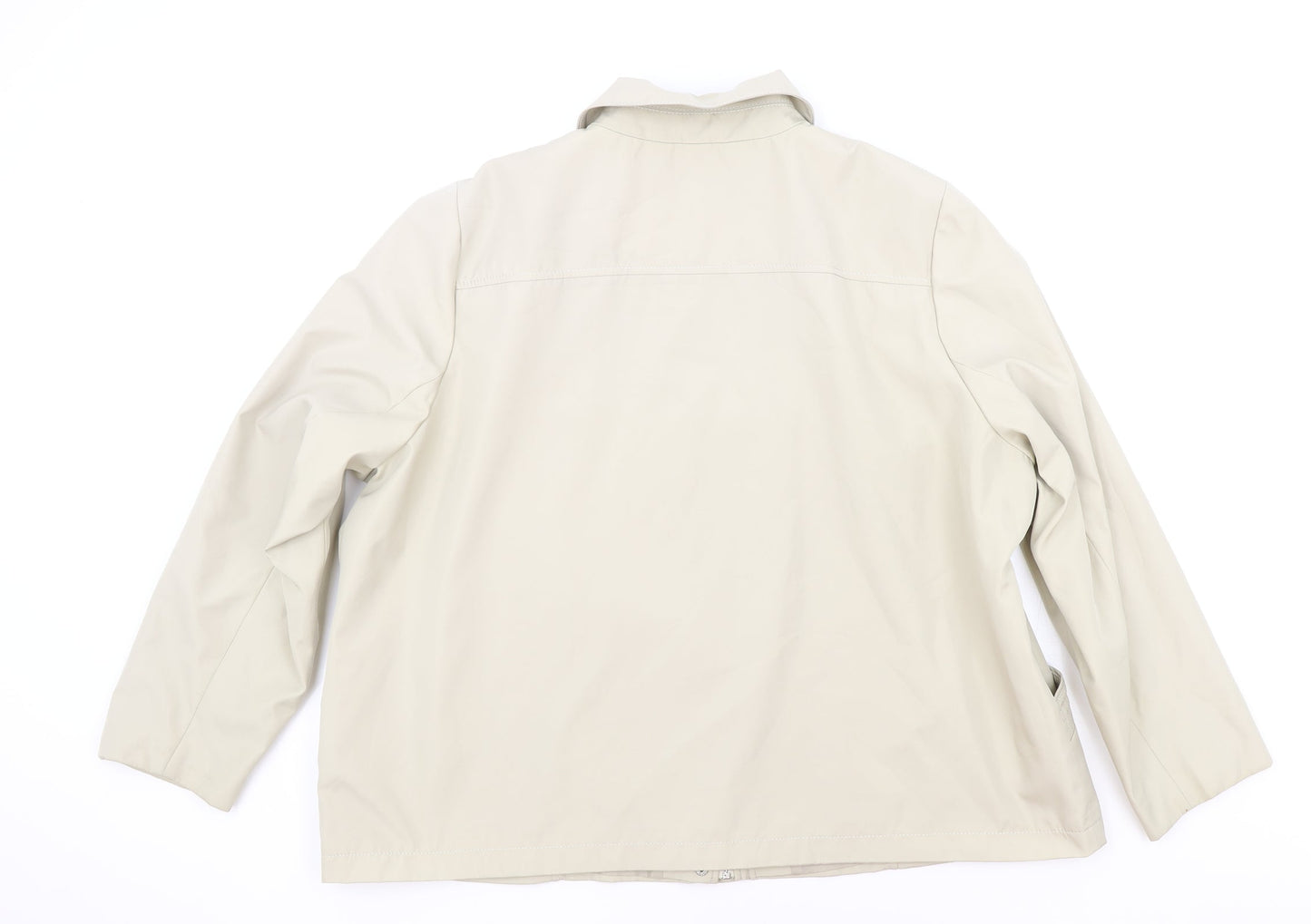 Bonmarché Womens Beige Jacket Size XL Zip